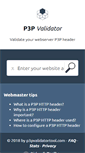 Mobile Screenshot of p3pvalidatortool.com